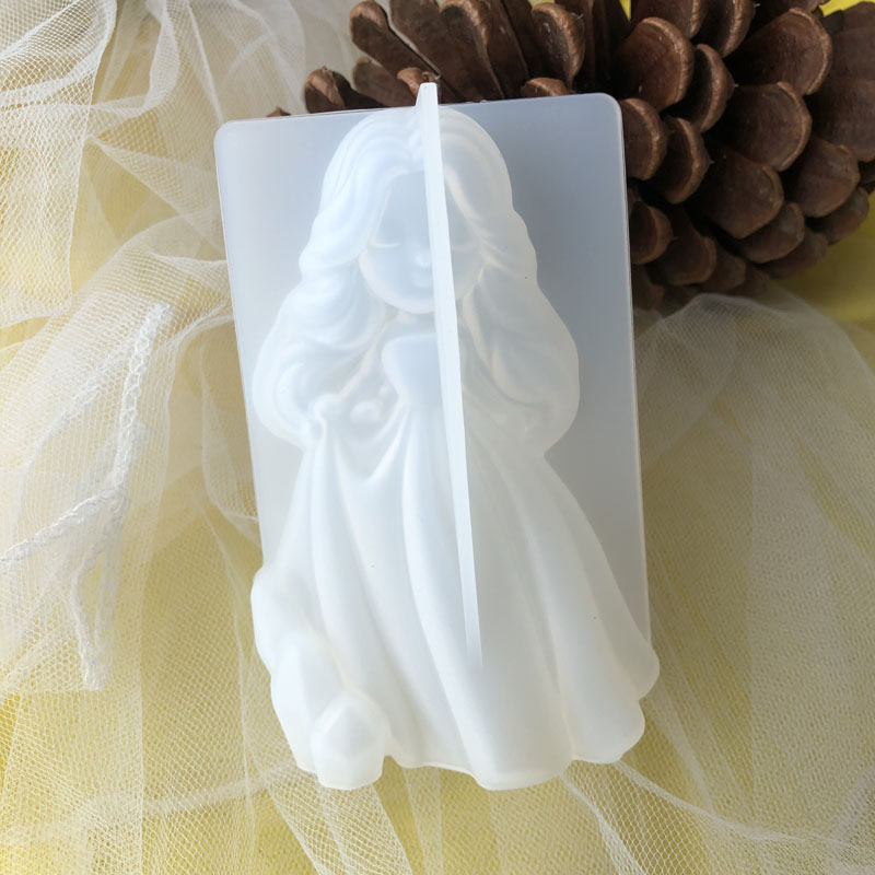 Candle Making Factory - Moule à bougie princesse 3D en