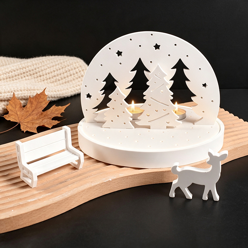 Candle Making Kits - Moule en silicone pour bougeoir de