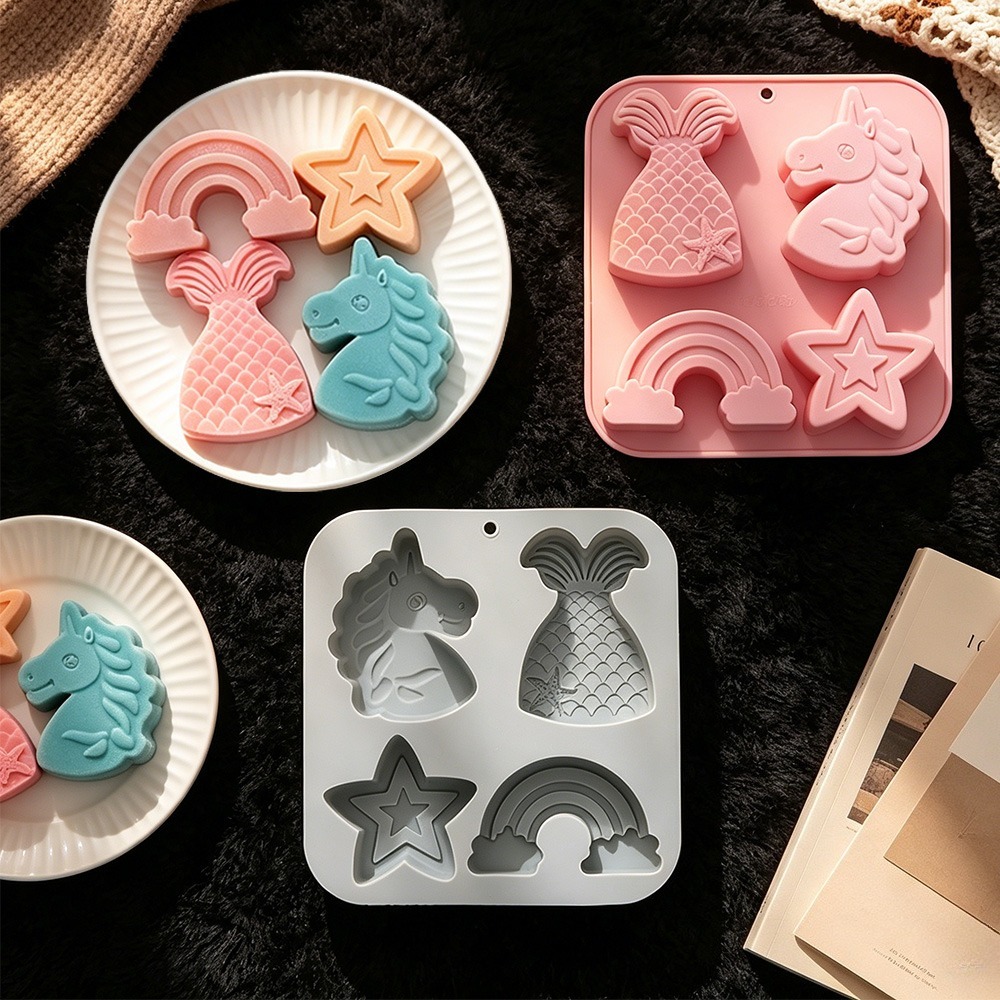 Candle Making Set - Lot de 2 moules en silicone