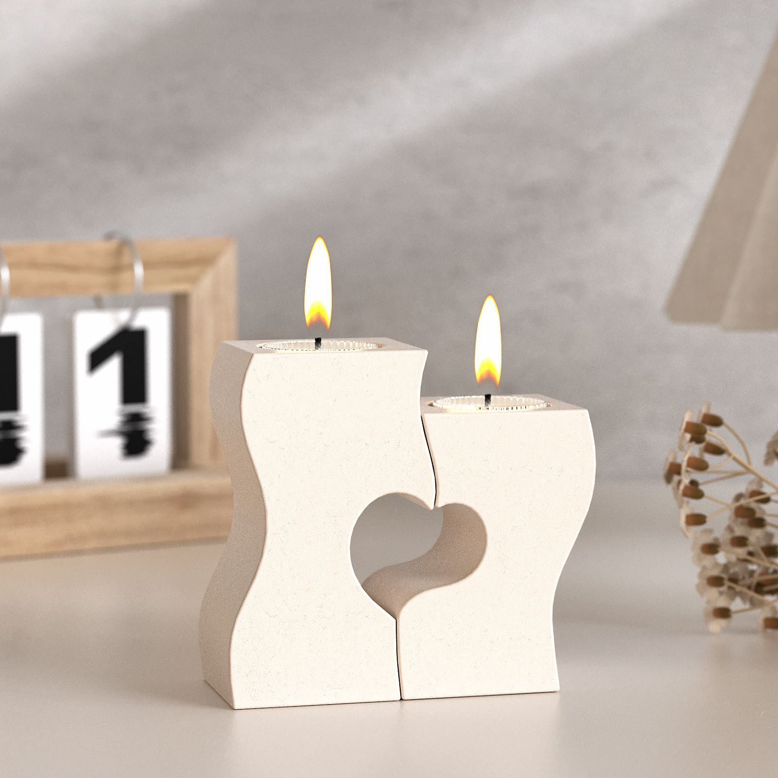 Candle Making Factory - S coeur chandelier Silicone moules bricolage