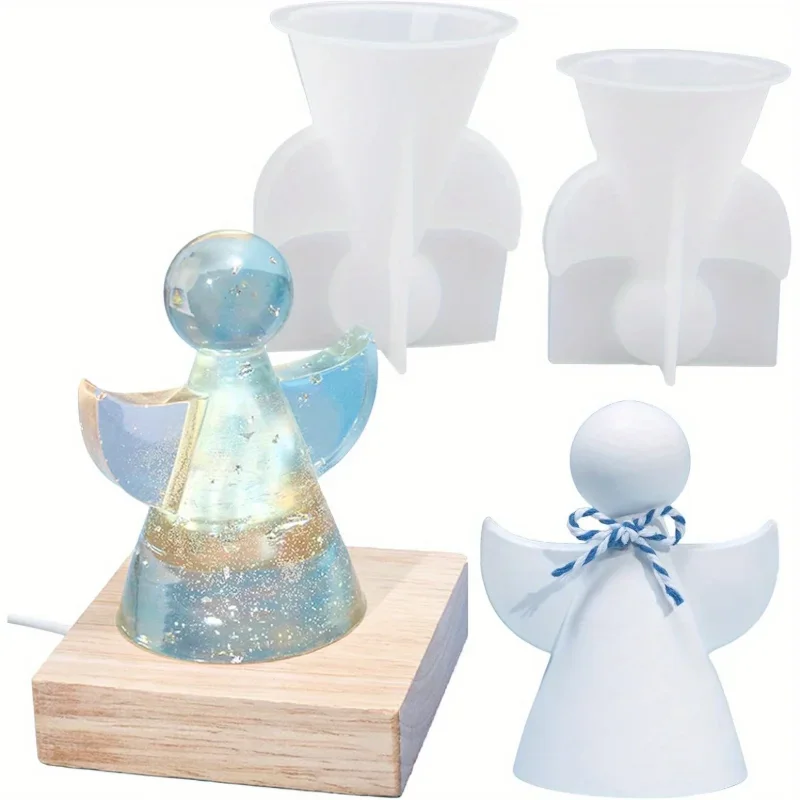 Candle Making Gel Wax - Lot de 2 moules en silicone