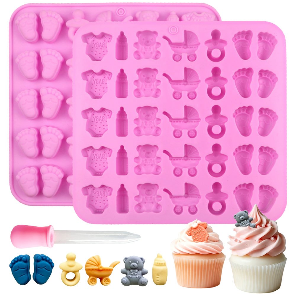 Candle Making Set - Lot de 2 moules en silicone