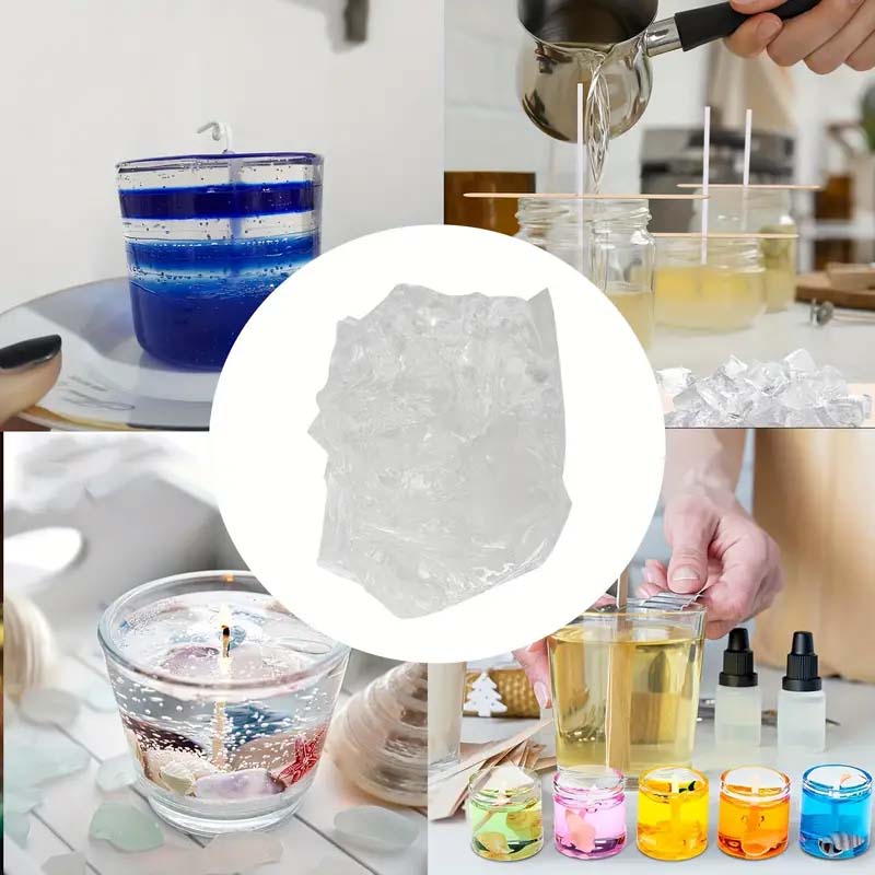 Cire gelée transparente 50g/10 - Candle Making Gel Wax avis et prix