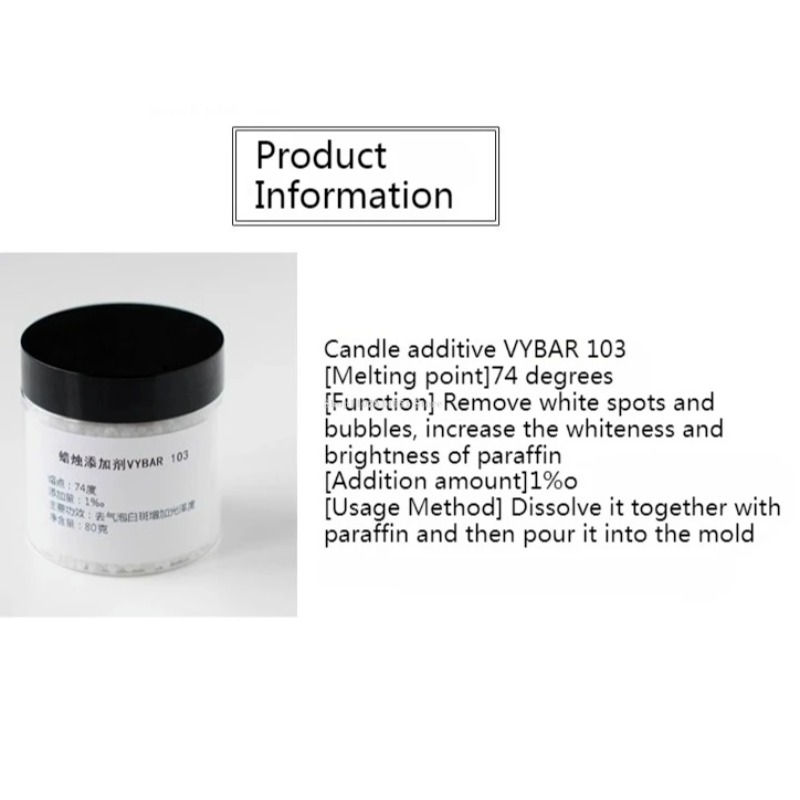 Additif pour bougies parfumées - Vybar Additive Wax avis et prix