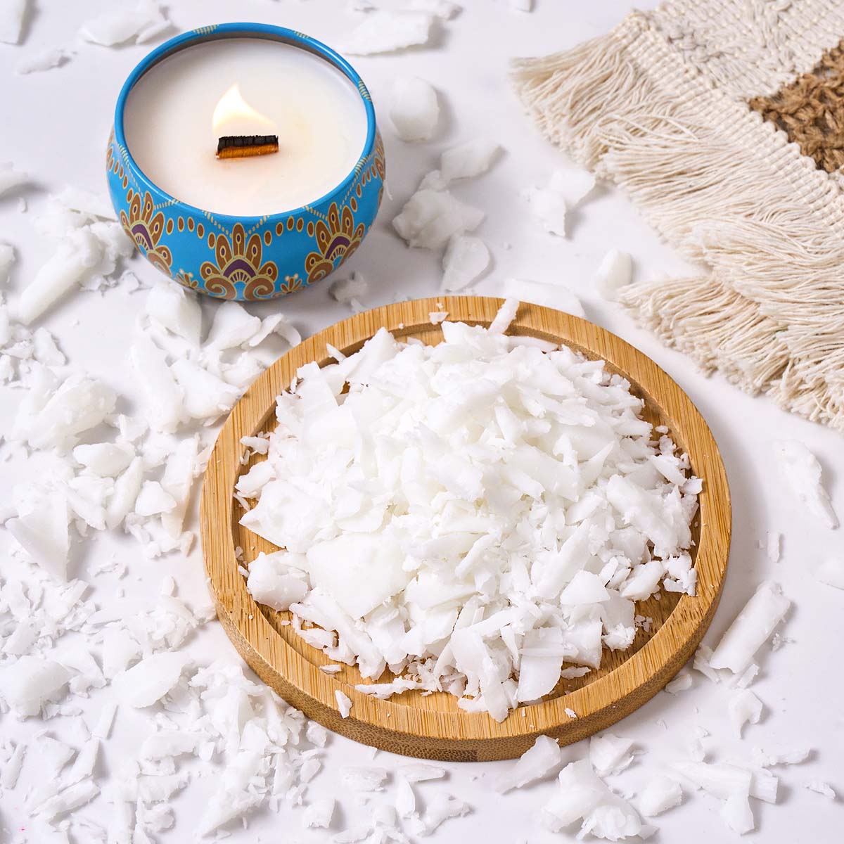 Cire de coco blanche naturelle - Candle Making Material Wholesale avis et prix