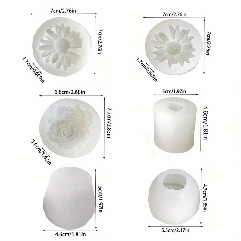 Ensemble de moules à bougies 6 - Candle Making Set avis et prix