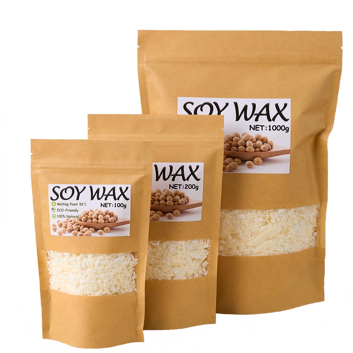 Cire de soja blanche Pure de 1 - Candle Making Kits avis et prix