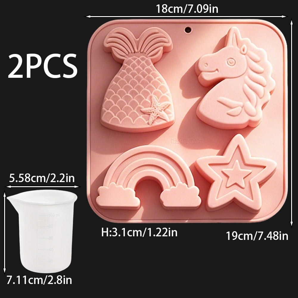 Lot de 2 moules en silicone à  - Candle Making Set avis et prix