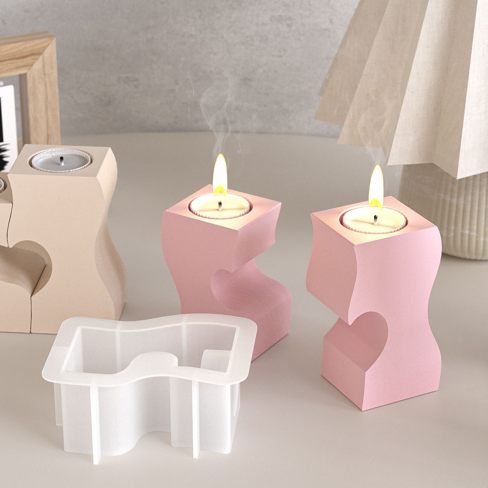 S coeur chandelier Silicone mo - Candle Making Factory avis et prix