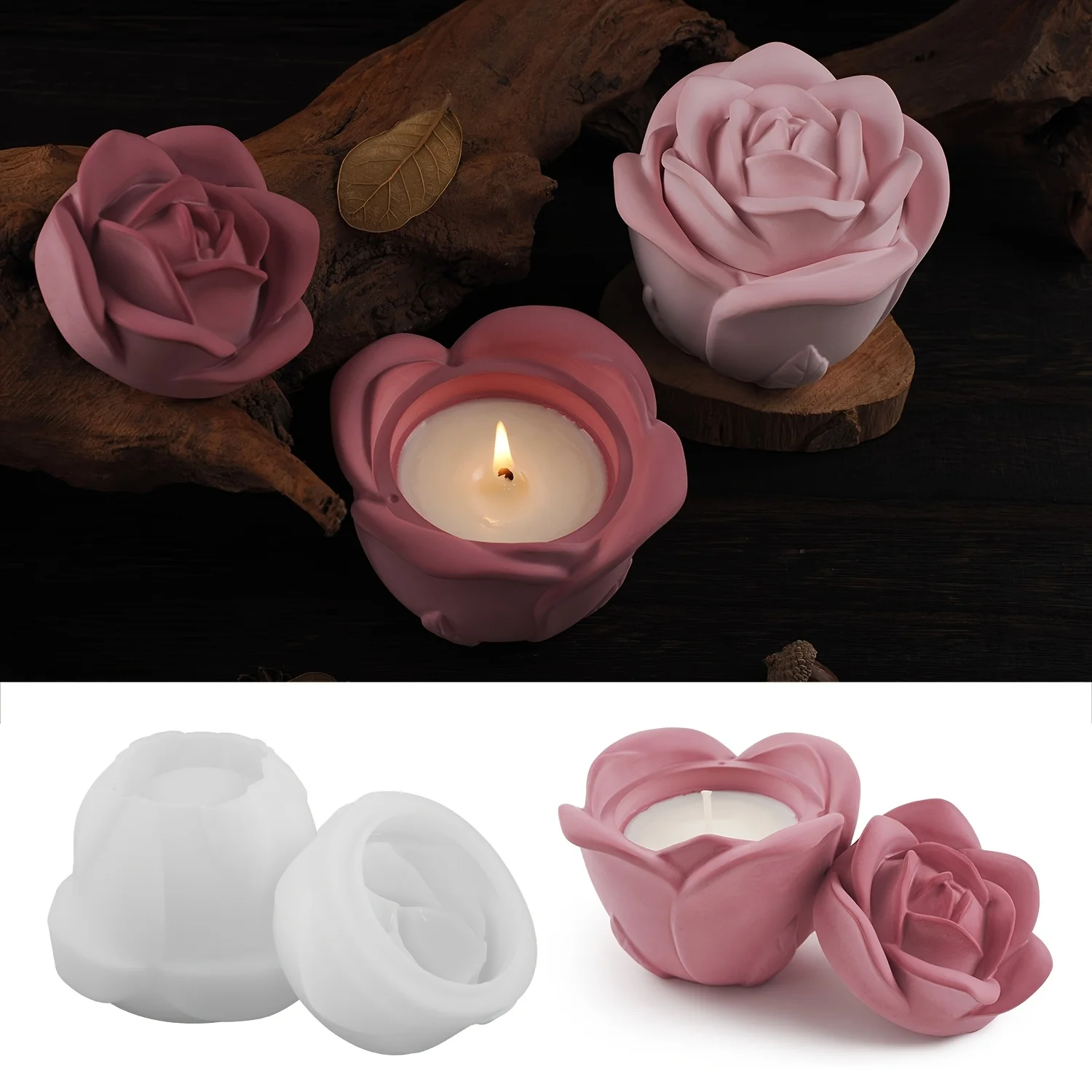 Ensemble de 2 moules en Silico - Candle Making Set avis et prix