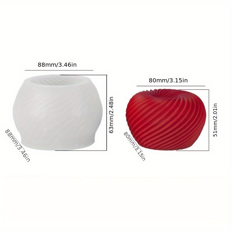 Un moule en silicone rouge ten - Candle Making Factory avis et prix