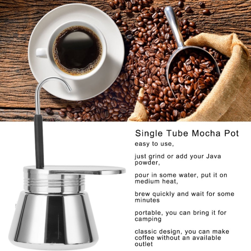 Cafetière Moka à bec unique en - Pour Pot Aluminum avis et prix
