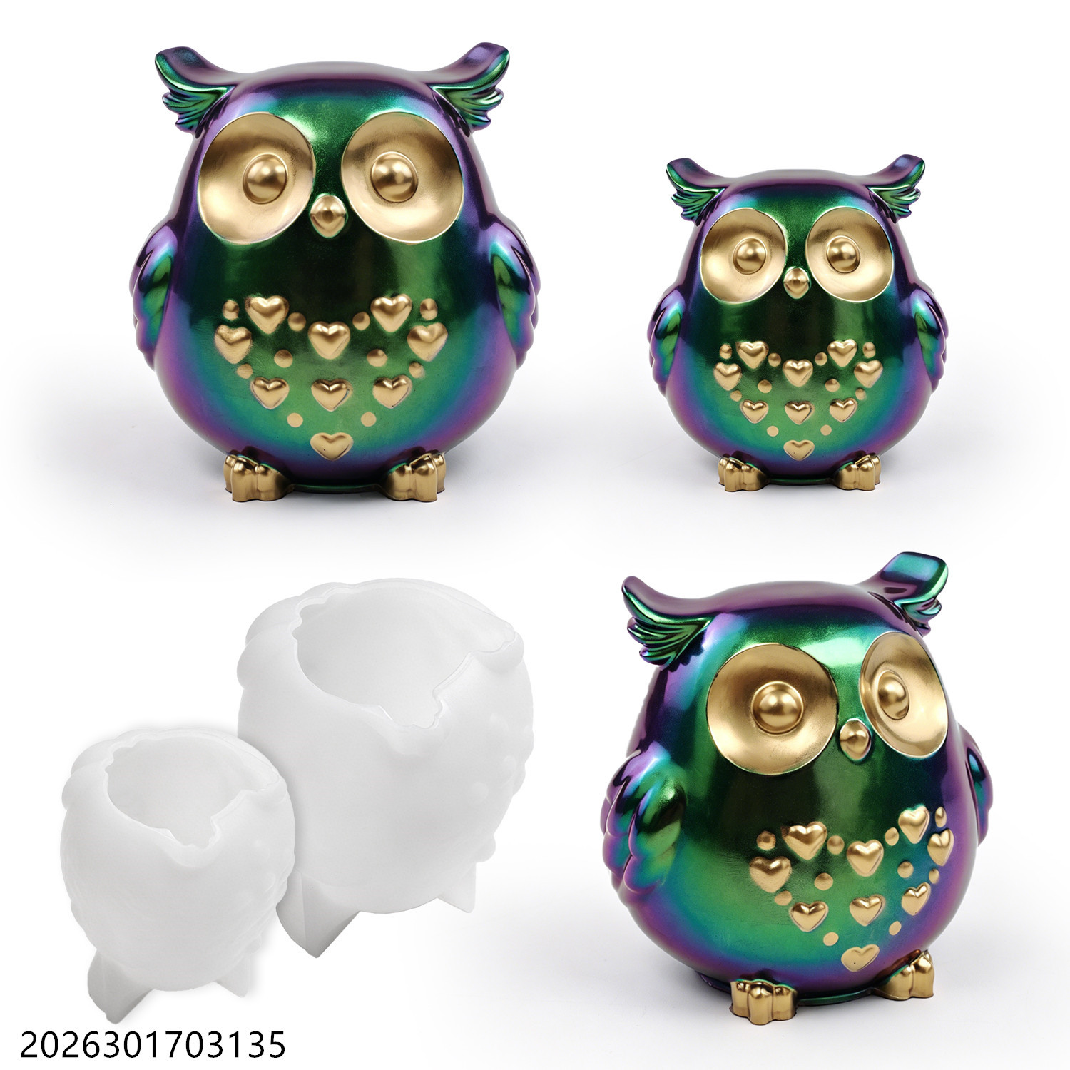 Moule en silicone Hibou 3D en  - Candle Making Set avis et prix