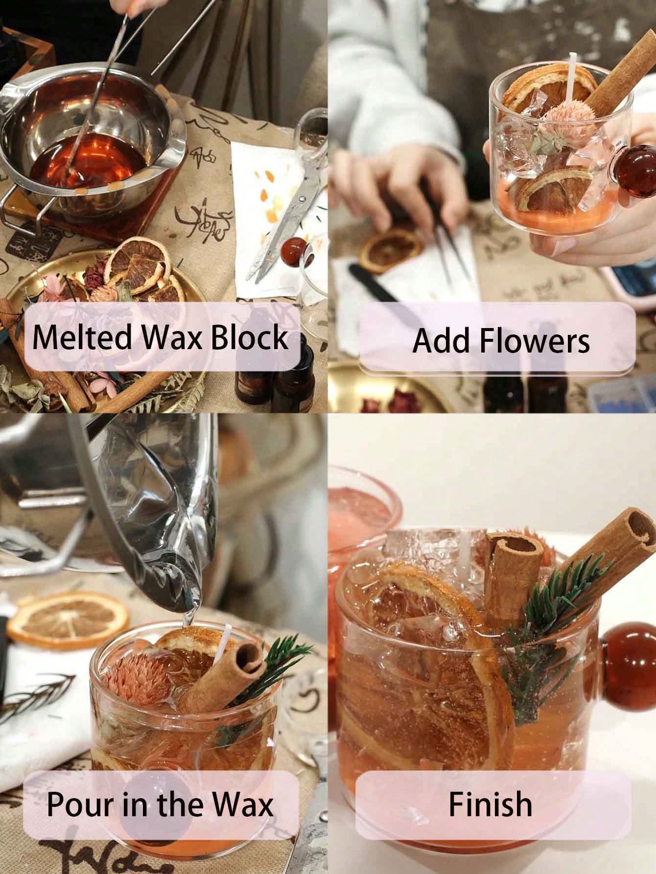 Cire de gelée transparente 100 - Candle Making Gel Wax avis et prix