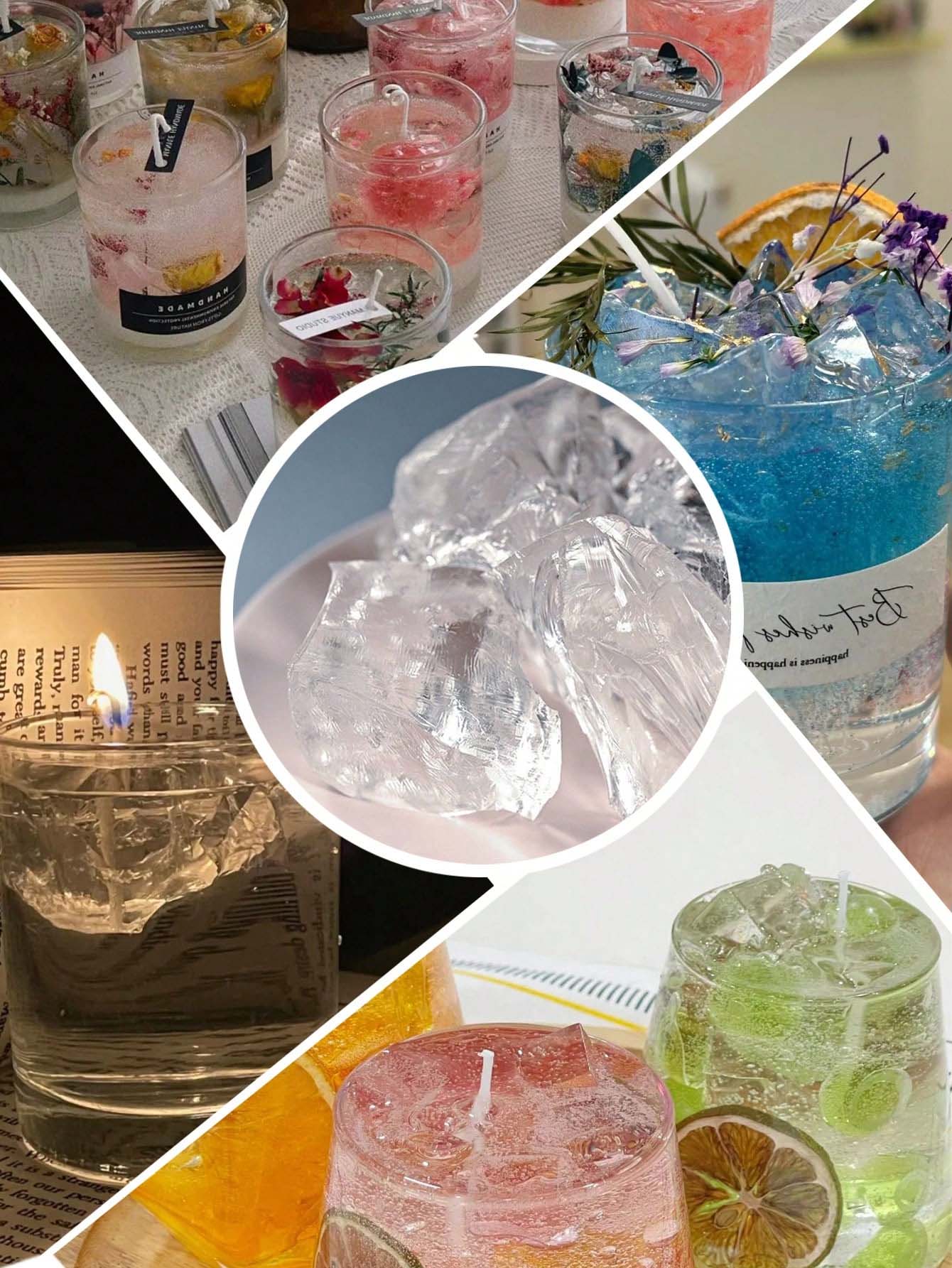 Cire de gelée transparente 100 - Candle Making Gel Wax avis et prix