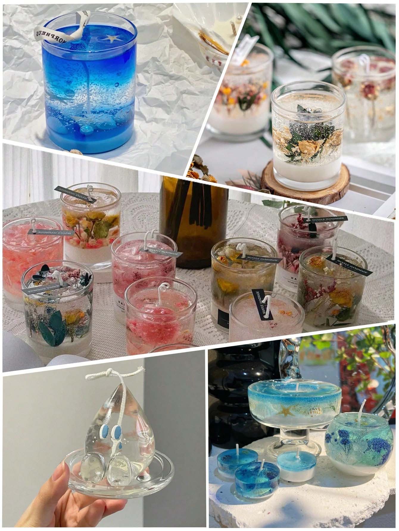 Cire de gelée transparente 100 - Candle Making Gel Wax avis et prix