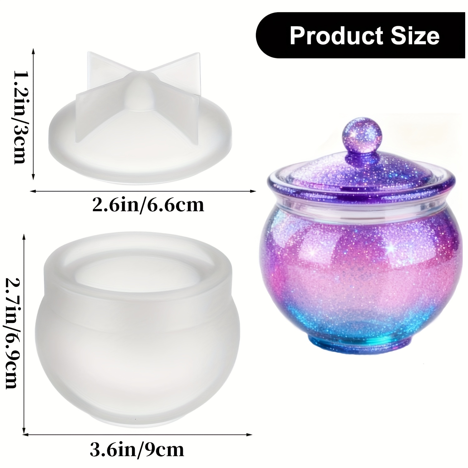 1 jeu de moules ronds en résin - Candle Making Set avis et prix