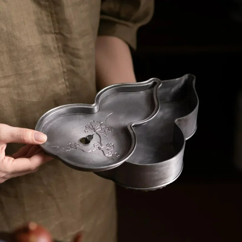Gourde ancienne étain vieux Po - Pour Pot Aluminum avis et prix